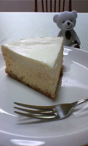 2層のクリームチーズケーキ②