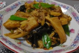 筍の茹で方&筍のXO醤炒め