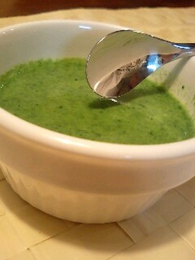 ほうれん草とさつまいものスープ☆