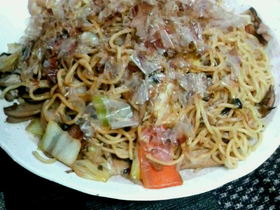 桜えび香る香ばしい塩焼きソバ☆