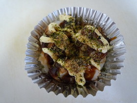 お弁当に☆簡単ちくわのお好み焼き風