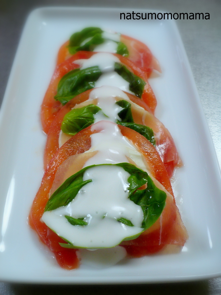  Louise's Italian Cafeのカプレーゼサラダのレシピ