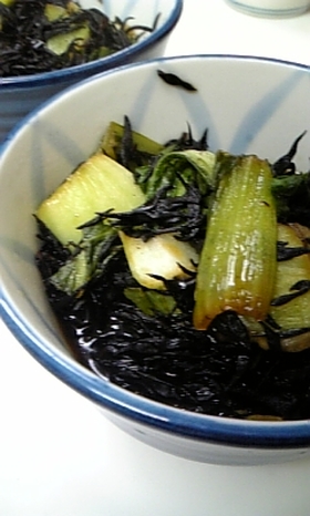 ひじきとチンゲン菜のさっと煮