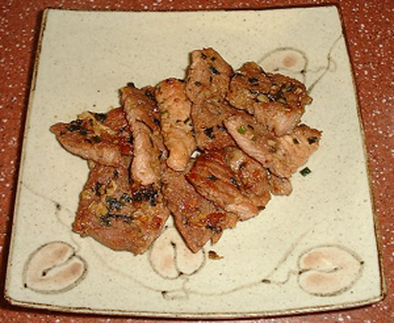 韓国宮中料理　メクジョク（貊炙）の写真