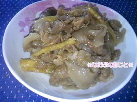 アレンジ自在!便利な豚生姜の含め煮