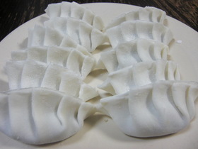 ヒダの作れる柔らか米粉の餃子の皮