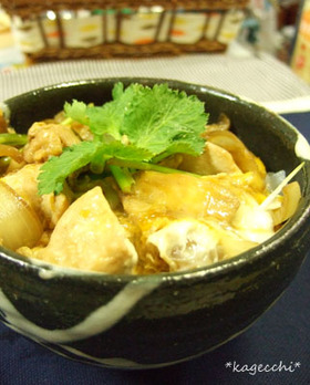 お肉も美味しい❤親子丼