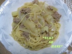 肉じゃが風☆和パスタ