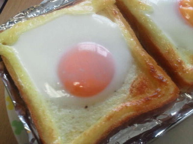 調理パン！マヨラー卵トースト★簡単朝食★の写真