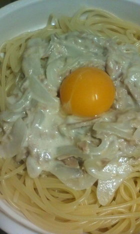 ☆新玉ねぎとツナのチーズクリームパスタ☆