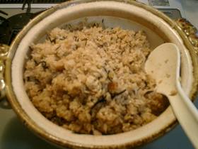 行楽にヒジキシーチキン炊き込みご飯
