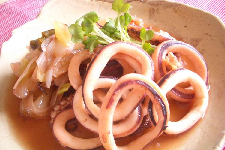和食好きな娘の イカと長ネギの煮物 レシピ 作り方 By ことこととん クックパッド 簡単おいしいみんなのレシピが365万品