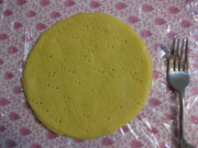 チーズケーキの簡単ボトムの写真