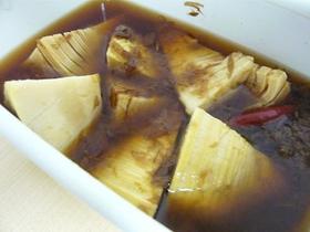 保存に最適☆筍の醤油漬け