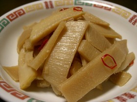 竹の子で…メンマもどき~♬