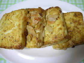 豆腐ステーキ★ニンニクバター醤油