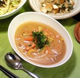 簡単★アジアンスープカレー