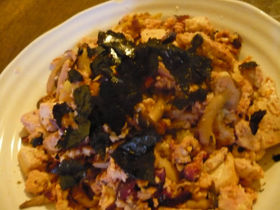 まるでたこ焼き!簡単炒り豆腐