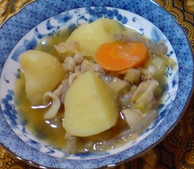 圧力鍋であっさり肉じゃが