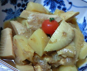 たけのこ鶏肉じゃが☆