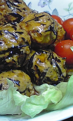 ヘルシー!ひじきの肉団子