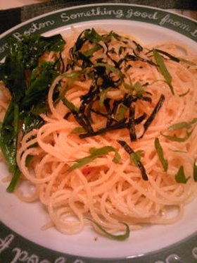 。*さっぱりたらこパスタ*゚