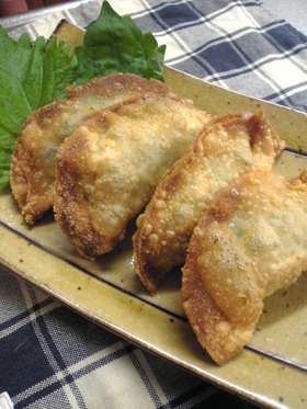 ✿鯛のカリカリ揚げ餃子✿