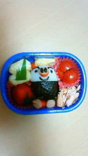 キャラ弁☆まめうしくんの写真