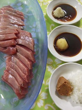 3種の薬味で❤かつおの刺身