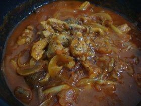 鶏肉のトマト煮