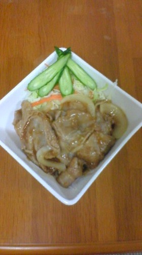 豚のしょうが焼き
