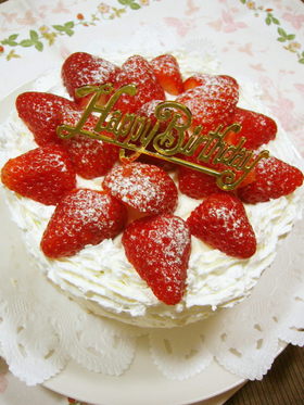 基本のスポンジで♡手作りケーキ