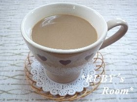 まろやか香ばし♡黒蜜豆乳カフェオレ♪
