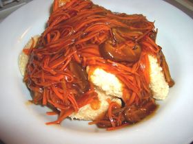 白身魚の甘酢あんかけ(給食風)