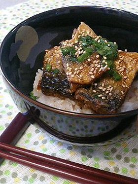 ご飯がすすむ ♪ ☆さば の 甘辛丼☆