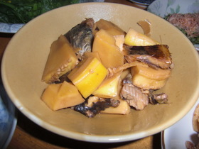 筍とニシンの煮付け