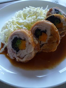 ひじきもまきまき☆チキンロール