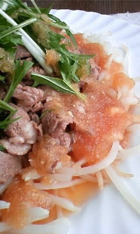 牛肉のサラダwithオニオンソース