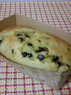 混ぜるだけ~♪バナナチョコチップケーキ。