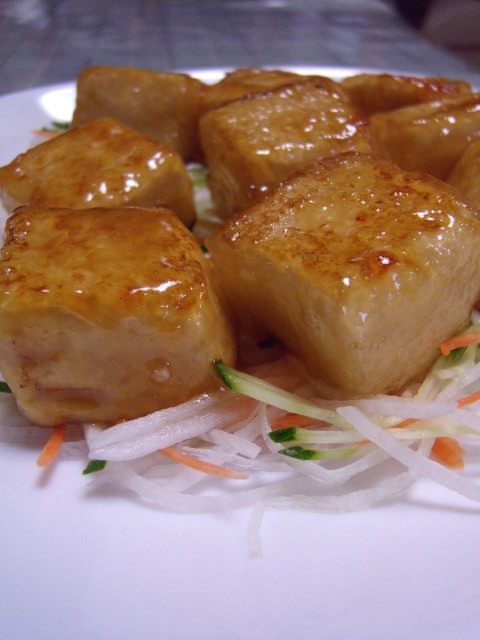 ぷるるん♥サイコロ豆腐ステーキ♡の画像