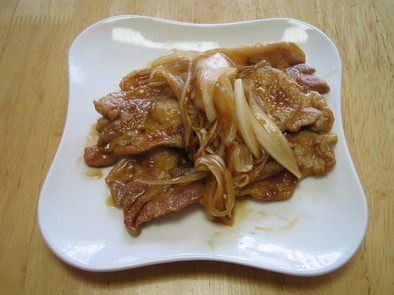 ふわふわ！の豚肉の生姜焼きの写真