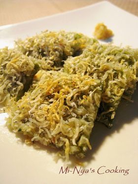 しらす磯辺の焼っき~♪