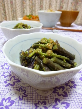 ♪わらびのナムル風酢の物♪簡単♪