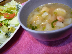 お麩の洋風スープ