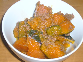 かぼちゃのそぼろ煮