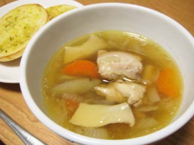 【圧力鍋】チキンと根菜の和風スープの画像
