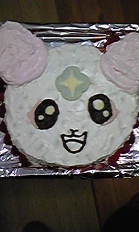 フレッシュプリキュアのシフォンのケーキ