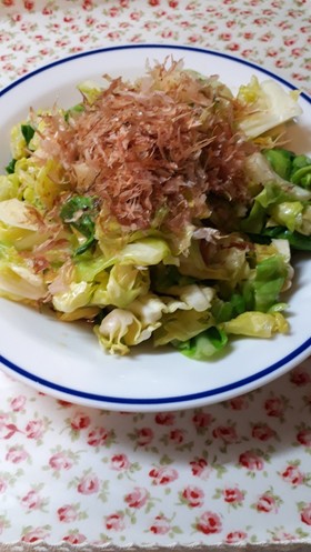 キャベツを生姜醤油でかんたん和え♪