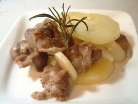 簡単砂肝のオーブン焼き