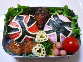 シンケンジャーべんとう*キャラ弁*